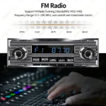 Grandnavi 1 Din Car Radio MP3 Player Classic Car Retro Audio Stereo Support FM AUX EQ USB Input In-dash Bluetooth For Benz - Image 2