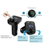 Car Charger Wireless Bluetooth FM Transmitter Hands-Free Calling Radio Receiver Mp3 Music Stereo Adapter Dual USB Port Charger - Image 6