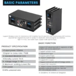 Audio DSP Digital Processor 4x50W High Power Amplifier for Honda KIA Toyota Android Car Radio Sound Upgrade Subwoofer APP Adjust - Image 2