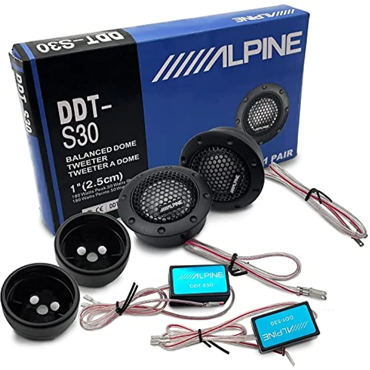Saee905110da14ec196375ff6f27cb9f6j.webp Car High Fidelity Stereo Speaker Tweeter - Car Modified Car Audio Silk Dome Tweeters - Image 1