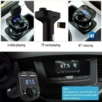 Car Charger Wireless Bluetooth FM Transmitter Hands-Free Calling Radio Receiver Mp3 Music Stereo Adapter Dual USB Port Charger - Image 5