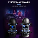 Audio DSP Digital Processor 4x50W High Power Amplifier for Honda KIA Toyota Android Car Radio Sound Upgrade Subwoofer APP Adjust - Image 4